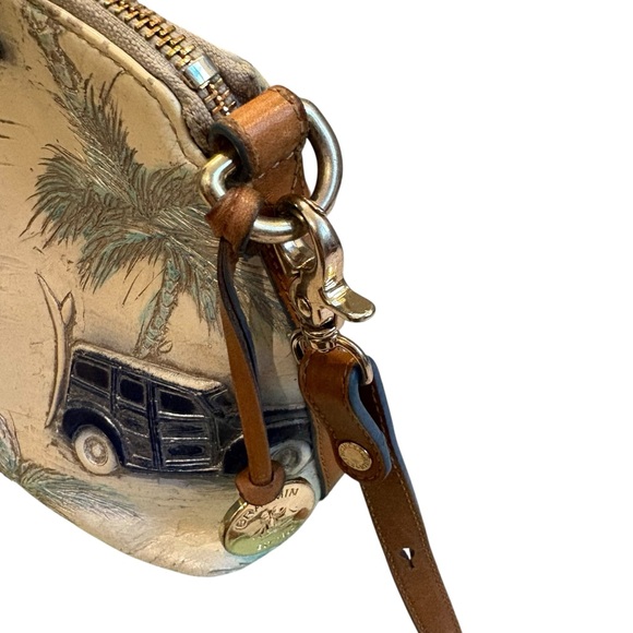 RARE!! Brahmin Blue Copa Cabana Mini Duxbury Crossbody Bag - Picture 5 of 16